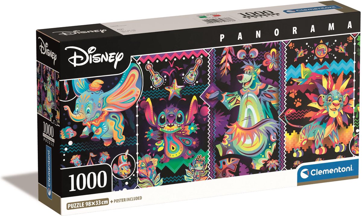 Clementoni – Puzzle – 1000 Teile – Panorama Joys Compact Box – Puzzle für Erwachsene