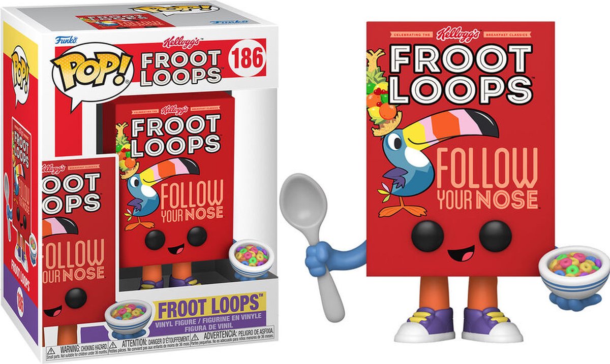 Funko Pop! Werbeikonen Fruit Loops 186 Kelloggs