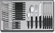 Victorinox Besteckset Swiss Modern - 24-teilig - Schwarz - Edelstahl PP - Box