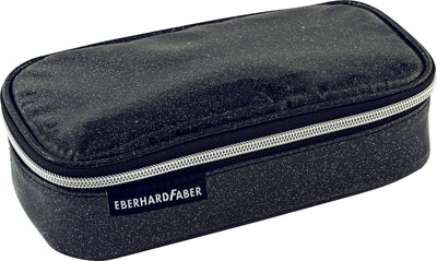 Eberhard Faber Federmäppchen – Jumbo – Glitzer Anthrazit – leer – EF-577587