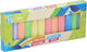 Eddy Toys Buntstifte 12 Stück – Gehwegkreide Kreidestifte zum Zeichnen im Freien – Kreidestifte für Gehweg und Spielplatz – Kreideset für Kinder – ab 2 Jahren