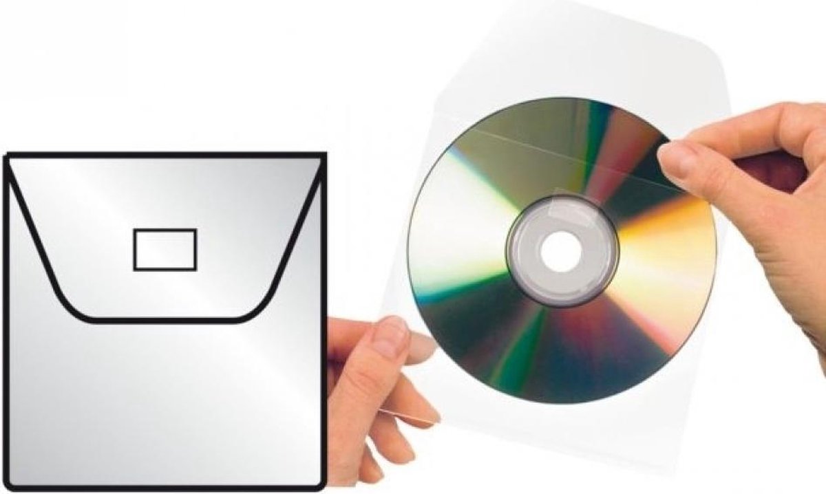 Djois 100 CD-DVD-ROM-Umschläge