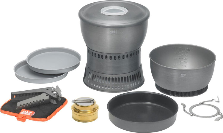 Esbit Outdoor-Kocher 2350 ml – Aufbewahrungstasche – Aluminium-Antihaftbeschichtung