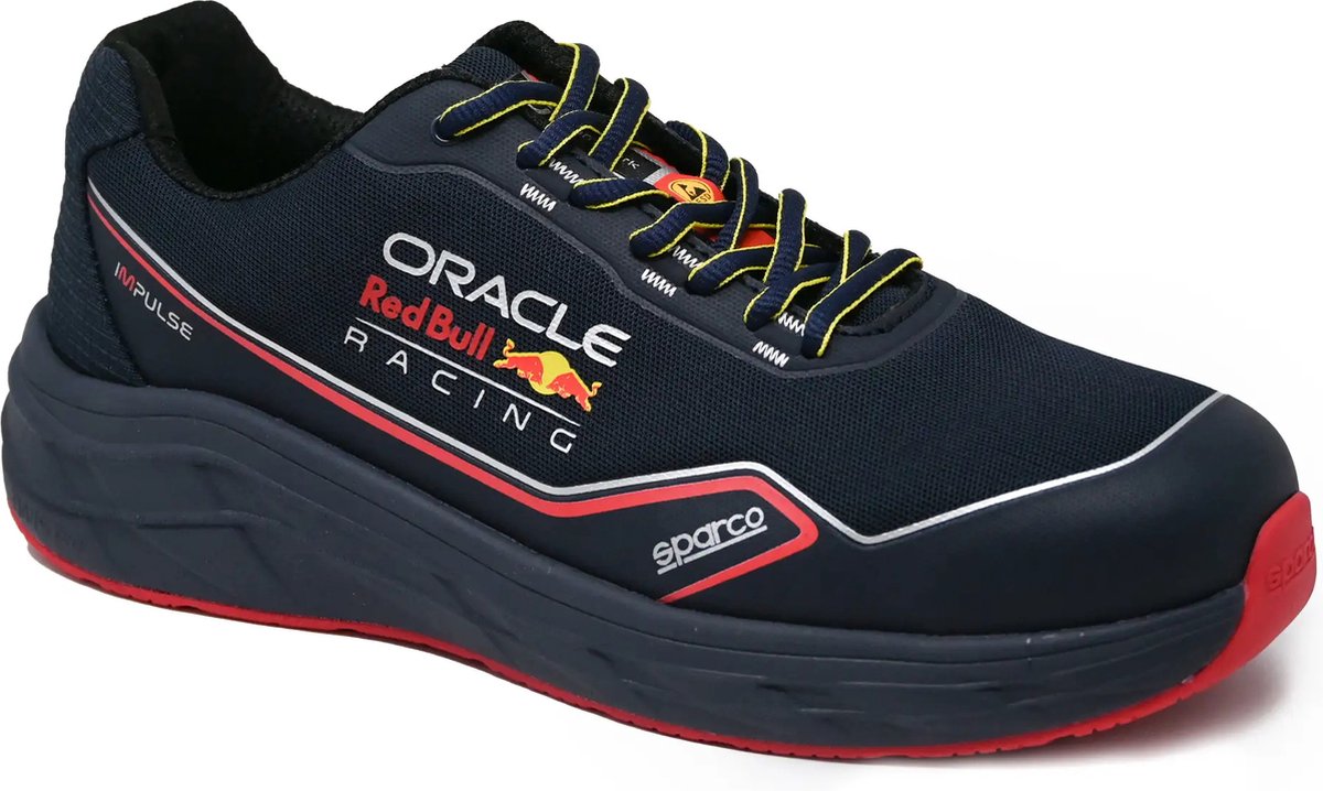 Sparco Milton ESD Red Bull S1PS Sicherheitsschuh Größe 40