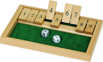 Goki Würfelspiel - Schließe die Box ab - 25,5x17,5x2,3cm - 6 Jahre