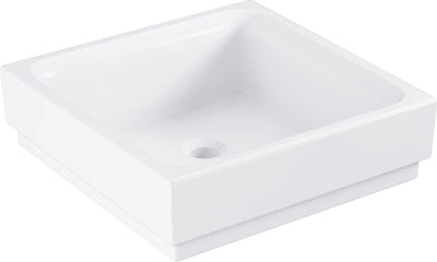 Grohe Cube Keramik-Waschtisch 40 – Keramik – 40 x 40 cm – antibakterielle Beschichtung – Weiß
