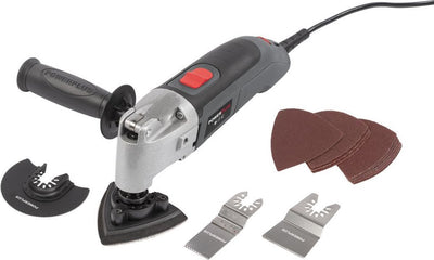 Powerplus oszillierendes Multitool powe80015 – Multitool 300 W – bis zu 44.000 U/min – inkl. 14 Zubehörteile