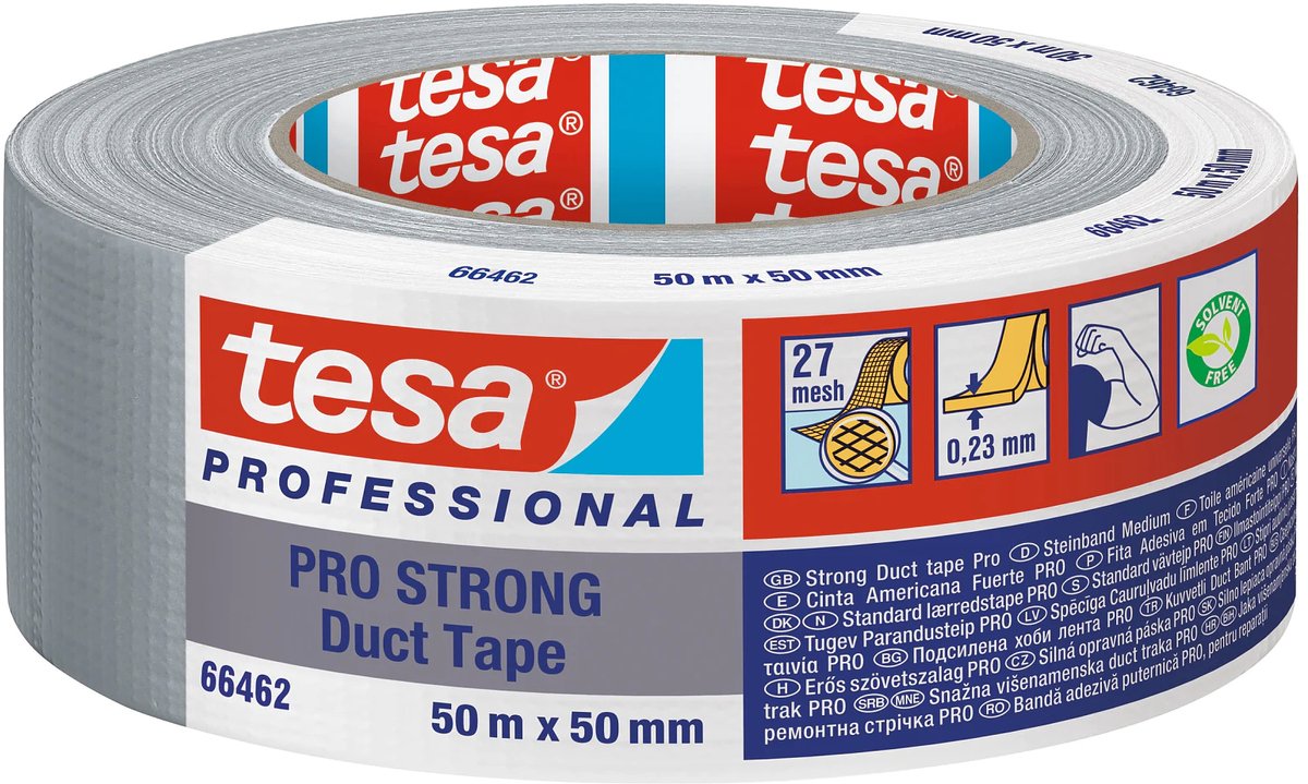 Tesa Professional 1074590 - 66462 prostrodutapgrey50mx50mm | 6 Stück