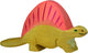 Holztiger Dinosaurier - Dimetrodon - 11x2x7cm - Holzfigur - handgefertigt