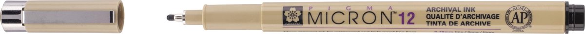 Sakura Pigma Micron 12 Stift schwarz