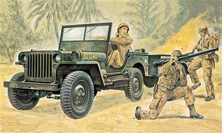 Italeri 0314 Jeep – Wwii Willys MB – Maßstab 1:35 – Militärfahrzeug-Modellbausatz