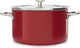 Kitchenaid Emaille-Kochtopf mit Stahlkern, 24 cm, 6 l – Imperial Red – Induktion – PFAS-frei