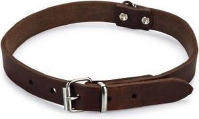 Beeztees - Hundehalsband - Leder - Braun - 43-52 cm x 20 mm
