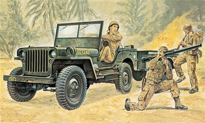 Italeri 0314 Jeep – Wwii Willys MB – Maßstab 1:35 – Militärfahrzeug-Modellbausatz