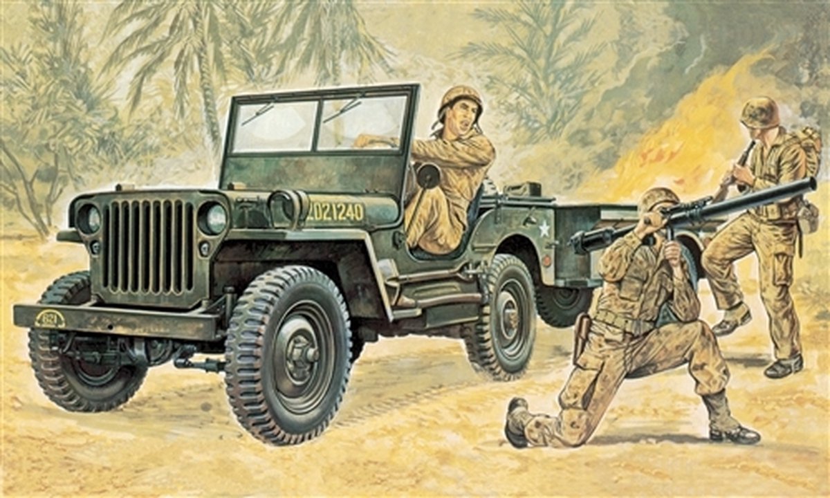 Italeri 0314 Jeep – Wwii Willys MB – Maßstab 1:35 – Militärfahrzeug-Modellbausatz