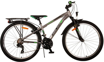 Volare Cross Children's Bicycle - Jungen - 26 Zoll - Grau - 18 Zahnräder - Zwei Handbremsen