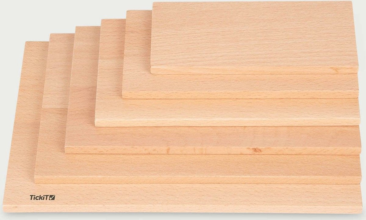 Tickit® Natural Architect Rechteckplatten – 6 Stück