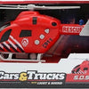 TOI-TOYS Fire Brigade-Hubschrauber mit Licht und Klang