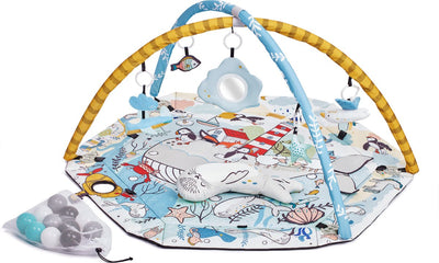 Kinderkraft Smartplay Meer – Spielmatte – Spielbögen – 5 abnehmbare Spielzeuge