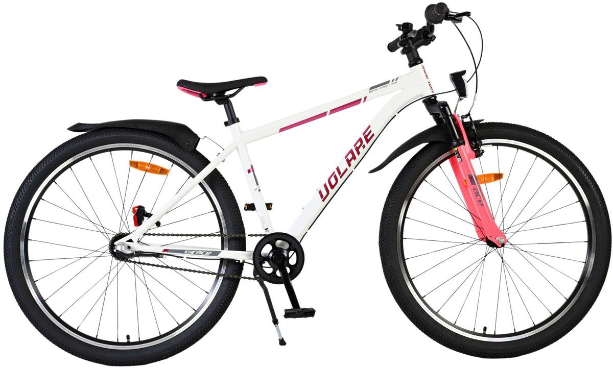 Volare XC Race Kinderfahrrad - 26 Zoll - Weiß Rosa - Nexus 3