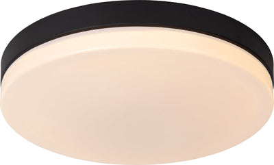 Lucide Biskit – Deckenleuchte (Deckenleuchte) Badezimmer – ø 40 cm – LED – 1x36 W 2700 K – IP44 – Bewegungssensor – Schwarz