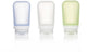 Human Gear – Gotoob+ 3er-Pack Medium – Reiseflasche – Flasche – auslaufsicher – leicht – 74 ml – klares Grünblau