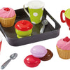 Ecoiffier 100 Chef Cupcakes auf Dienlad Play Set, 12dlg.