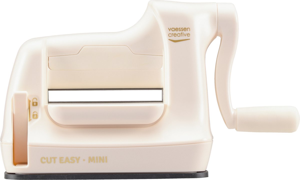 Vaessen creative • Cut Easy Mini-Schneide- und Prägemaschine, elfenbeinfarben