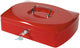 Q-connect Geldkassette | 325 x 235 x 85 mm | rot