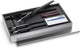 Lamy Joy Black Kalligraphie-Füllfederhalter-Set – wunderschöne Schreibstifte mit 3 verschiedenen Federn (1,1, 1,5, 1,9 mm) – Füllfederhalter mit Bandsaugspitze und ergonomischem Griff – inklusive 5 Farbmuster T 10 Blau