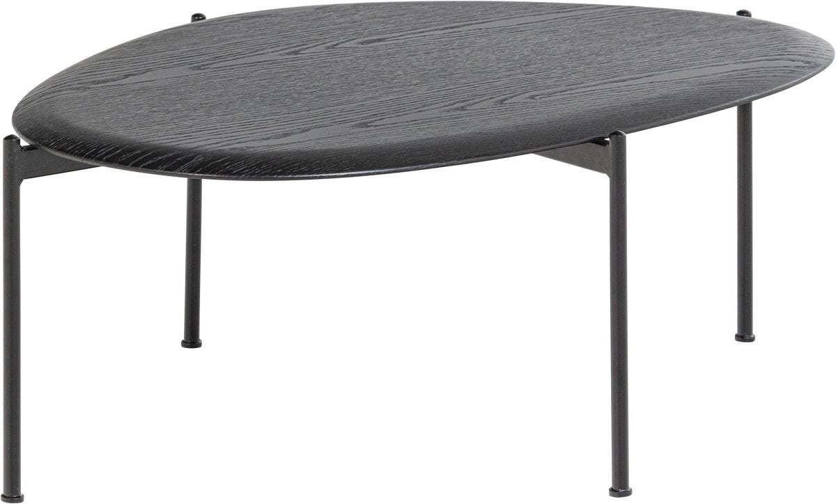 Woood Kota Couchtisch – MDF-Furnier – Schwarz – 36 x 92 x 68