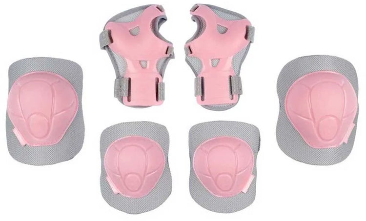 Nijdam Schlittschuhschutzset Kinder - Betonrosa - Rosagrau - L