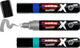 Edding 6900 x Multimarker – 3er-Set blau, türkis, silber – für alle Oberflächen geeignet – Keilspitze 2–10 mm – vegane Tinte – aus recyceltem Kunststoff – lokal in Deutschland produziert