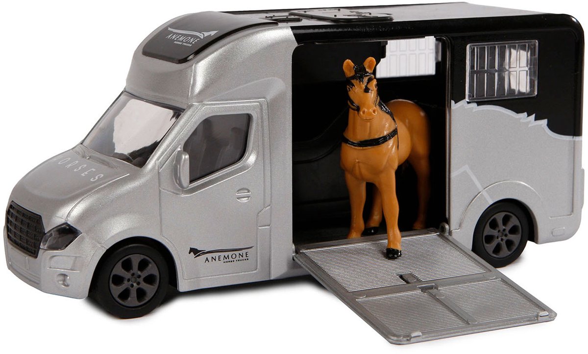 Kids Globe sterbe Pferdwagen mit Licht und Klang grau