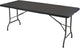 Eurotrail Pavillon-Tisch im Rattan-Design – Schwarz