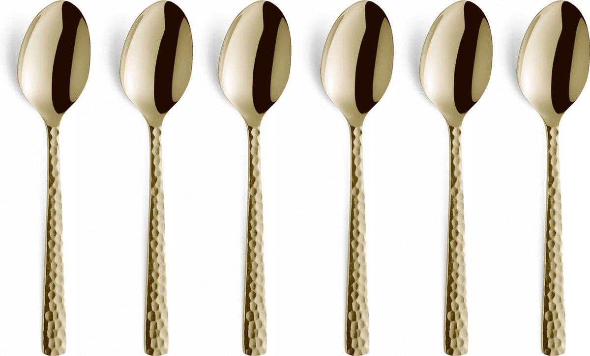 Amefa Felicity – Champagner – 6 Teelöffel – 6 Kaffeelöffel – spülmaschinenfest