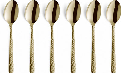 Amefa Felicity – Champagner – 6 Teelöffel – 6 Kaffeelöffel – spülmaschinenfest