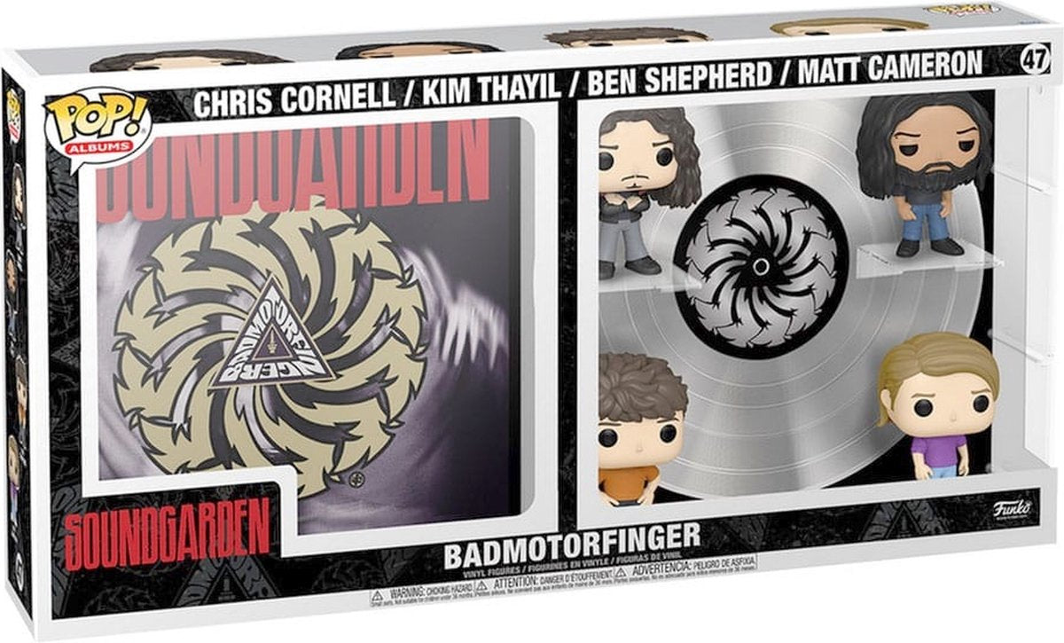 Funko Klanggarten – Pop! Alben DLX 4er-Pack Badmotorfinger 9 cm Sammelfigur – mehrfarbig