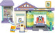 Moose Toys Bluey – Blueys Autowasch-Spielset – inkl. Blaue Spielfigur, Auto, Zapfsäule und Laden