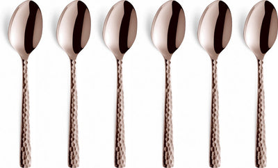 Amefa Felicity – Rosé-Champagner – 6 Teelöffel – 6 Kaffeelöffel – spülmaschinenfest