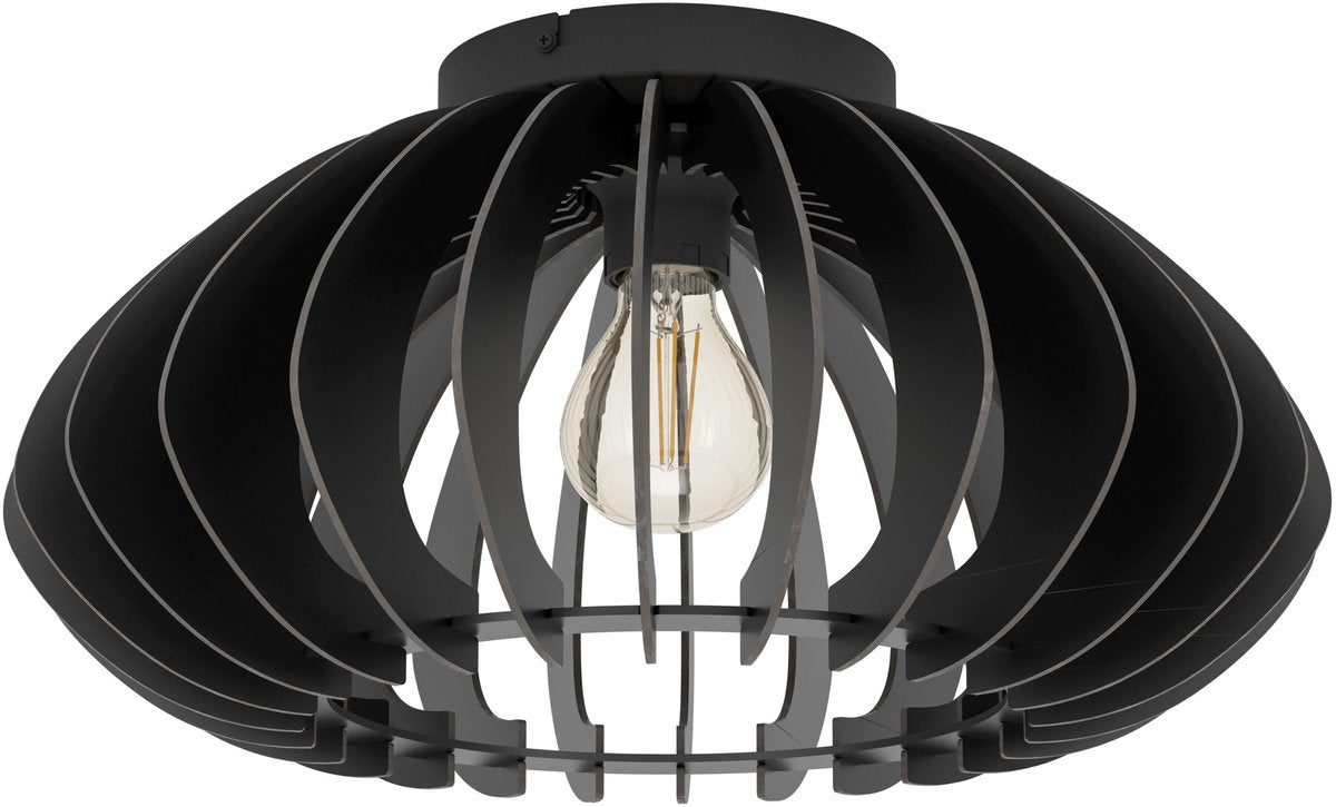 Eglo cossano 3 deckenleuchte - e27 - ø 45 cm - schwarz