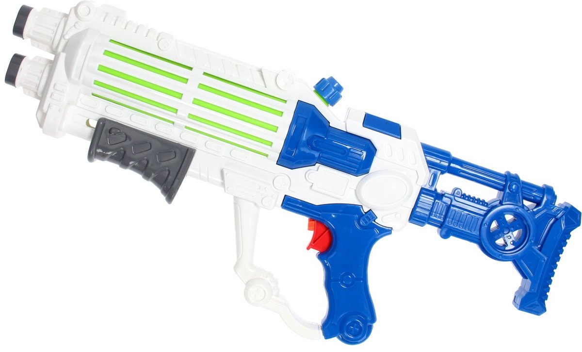 Wasserpistole mit Pumpe weiß, 49 cm