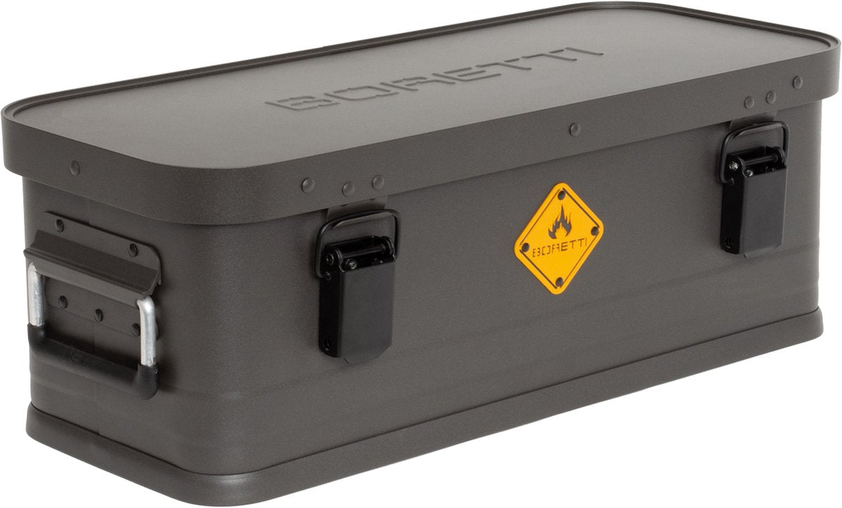 Boretti Grill-Werkzeugkasten – Aufbewahrungsbox – Aluminium