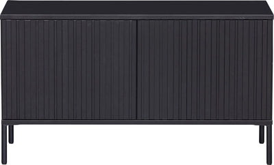 Woood neuer TV-Schrank mit Gravur – Kiefer – Schwarz – 56 x 100 x 44 cm
