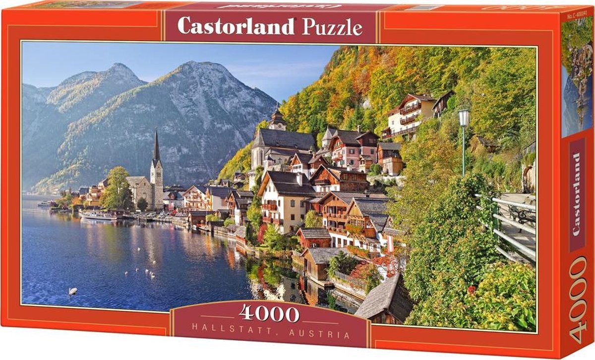 Castorland Hallstatt, Österreich – Puzzle – 4.000 Teile – Satin-Finish – perfekte Passform – europäische Qualität