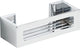 Wenko Turbo-Loc Bralia Wandregal Chrom 30x9cm – Duschregal – Duschkorb – Montage ohne Bohren – selbstklebend