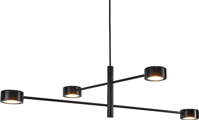 Nordlux Clyde Hängelampe – Moodmaker™ 3-stufig dimmbar – Schwarz