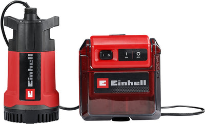 Einhell Akku-Regenfasspumpe – GE-PP 36 RB-A Li Solo – Power X-Change – 36 V Li-Ion – max. Förderleistung: 4.500 l·h - max. Förderhöhe: 30 m - max. Eintauchtiefe: 4 m - exkl. Akku und Ladegerät