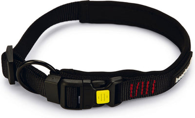 Beeztees Parinca Hundehalsband Nylon – Schwarz 45-50 cm x 25 mm
