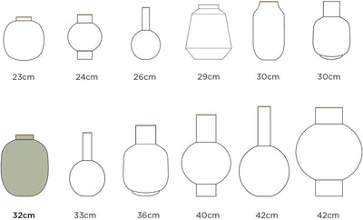 Pip Studio – Vase – Ockergelb – Eisen – 32 cm